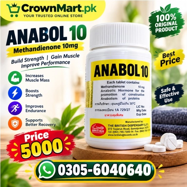 Anabol 10 Mg Tablets Price in Pakistan