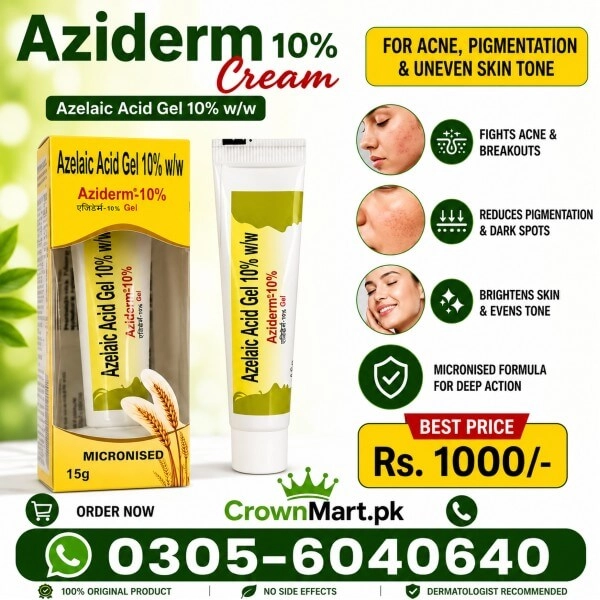 Aziderm 10% Cream In Pakistan