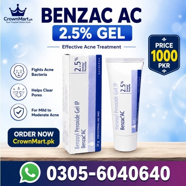 Benzac AC 2.5% Gel In Pakistan