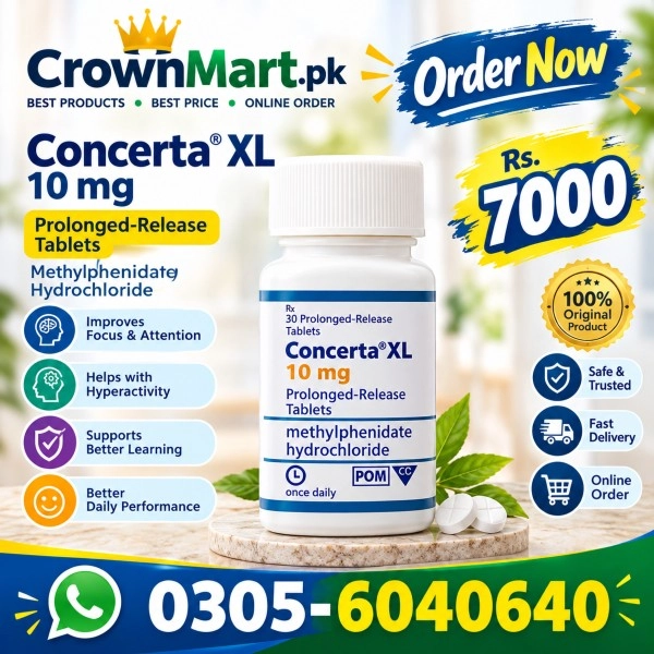 Concerta XL 10mg Tablets Price In Pakistan
