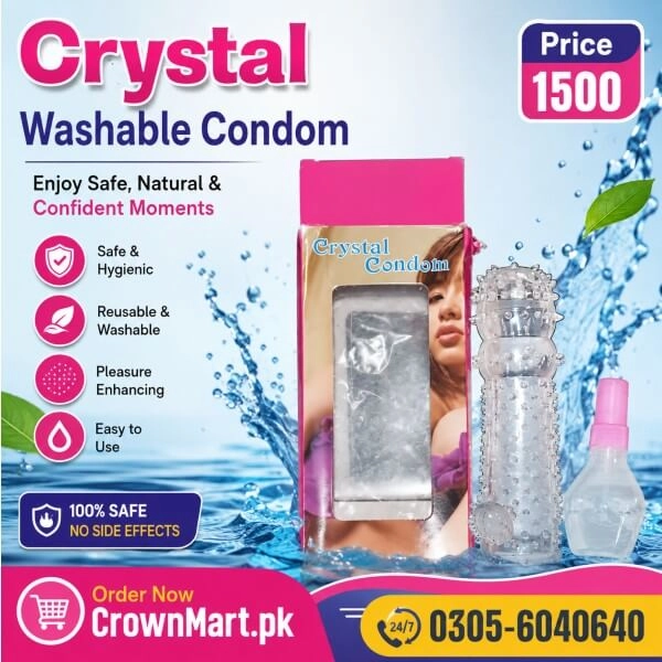 Crystal Washable Condom In Pakistan