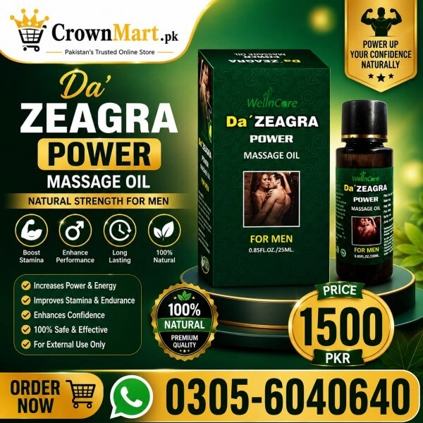 Da Zeagra Power Massage Oil in Pakistan