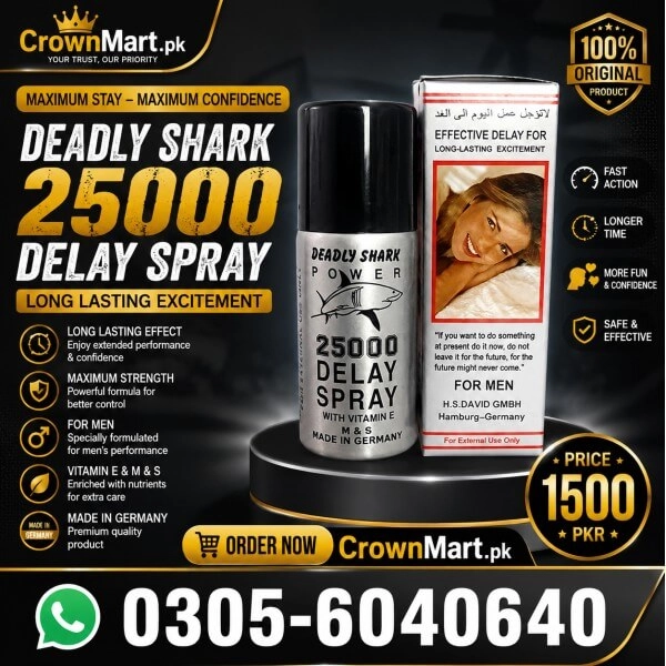 Deadly Shark 25000 Delay Spray In Pakistan