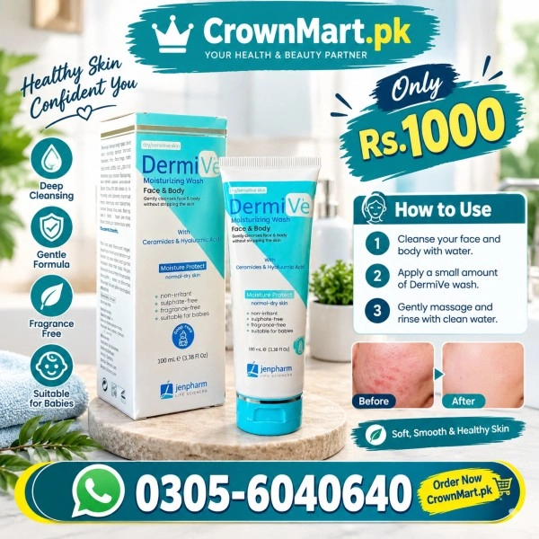 Dermive Moisturizing Face Wash In Pakistan