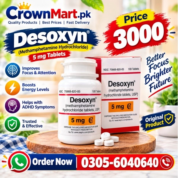 Desoxyn 5mg Tablets Price In Pakistan