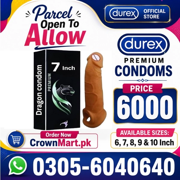 Dragon Condom 7 Inch Reusable Condom In Pakistan