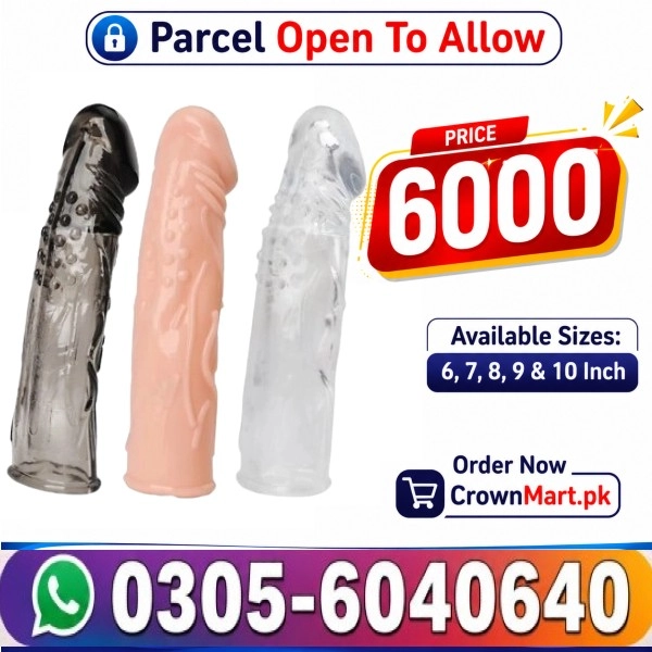 Experience 200 More Pleasure With Our Penis Condom Sleeve Extender In Pakistan