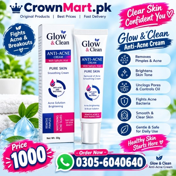 Glow and Clean Anti-Acne Cream Price in Pakistan