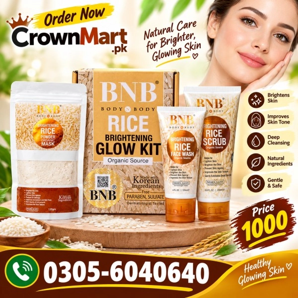 Glowing Rice Facial Kit for Radiant Skin in Pakistan