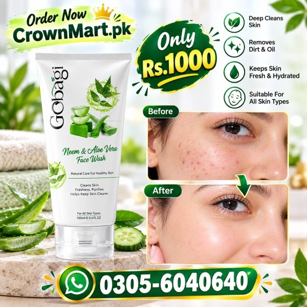 Gobagi Neem And Aloe Vera Face Wash In Pakistan