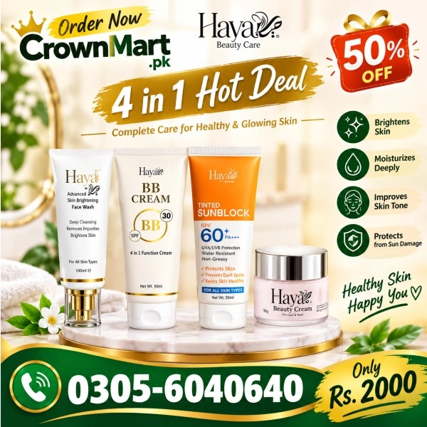 Haya 4-in-1 Skincare Bundle for Women