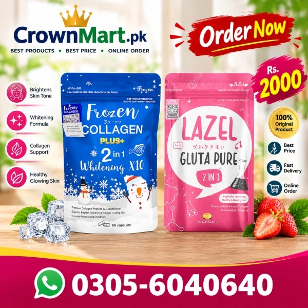 Lazel Gluta Pure 2 in 1 Capsule Price In Pakistan