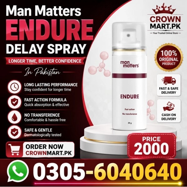 Man Matters Endure Delay Spray In Pakistan