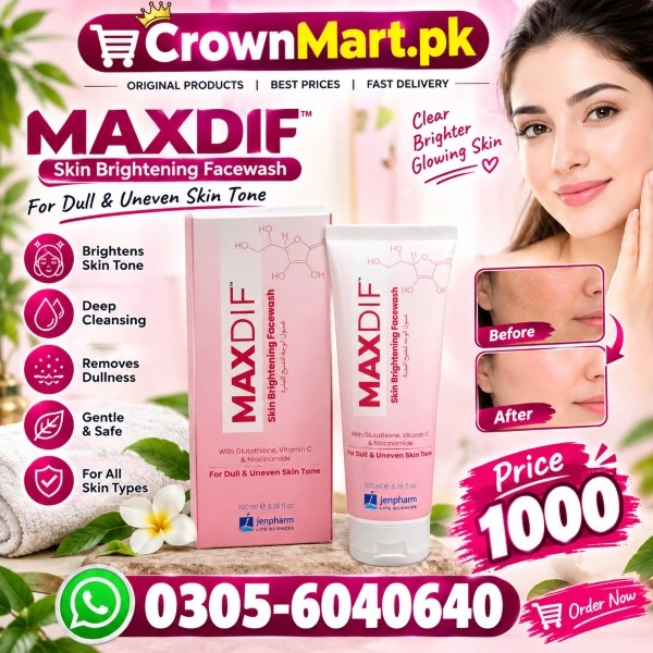 Maxdif Brightening Face Wash Price in Pakistan