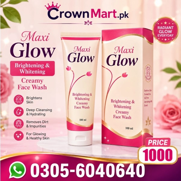 Maxi Glow Brightening Face Wash in Pakistan