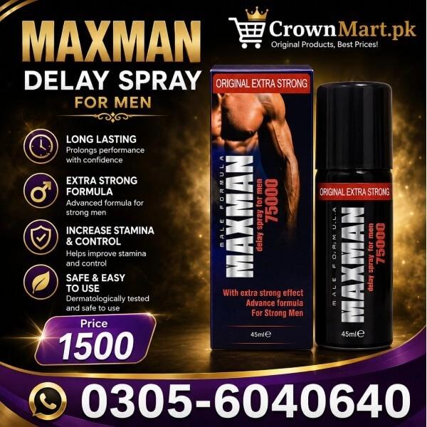 Maxman Delay Spray in Pakistan