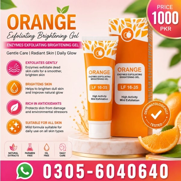 Orange Enzyme Exfoliating Brightening Gel In Pakistan