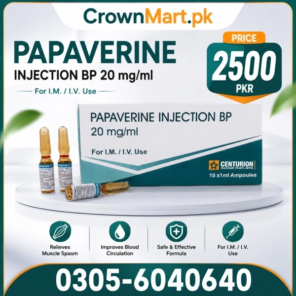 Papaverine Injection In Pakistan