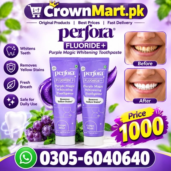 Perfora Purple Magic Whitening Toothpaste 125g