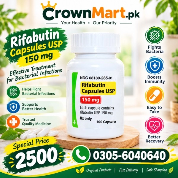 Rifabutin Capsules Price in Pakistan