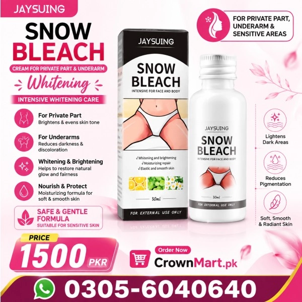 Snow Bleach Cream For Private Part Underarm Whitening In Pakistan