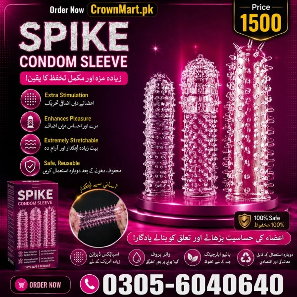 Soft Silicone Spike Reusable Washable Condoms