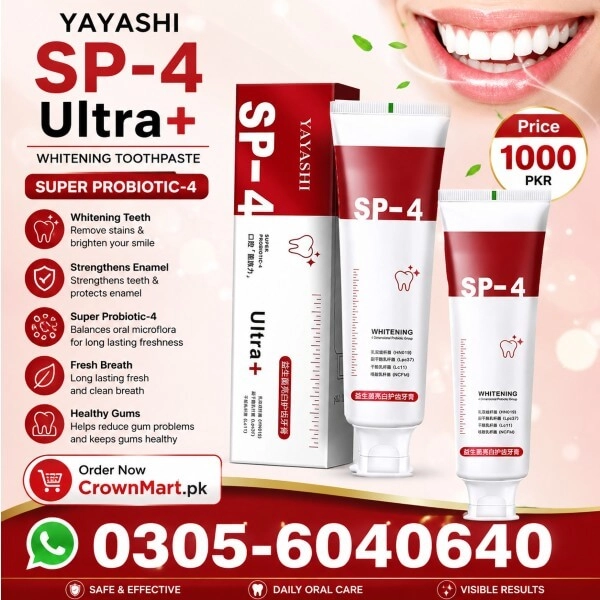 Sp-4 Ultra Whitening Toothpaste In Pakistan