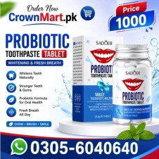 Probiotic Toothpaste Tablets In Pakistan