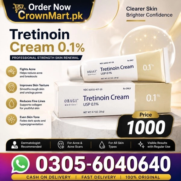 Tretinoin Cream 0.1% In Pakistan