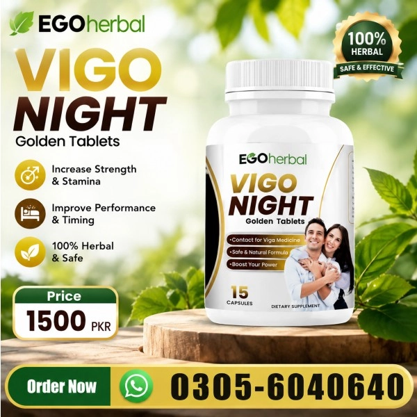 Vigo Night Golden Capsules In Pakistan