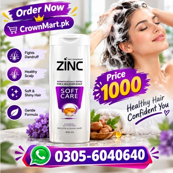 Zinc Anti Dandruff Soft Care Shampoo in Pakistan
